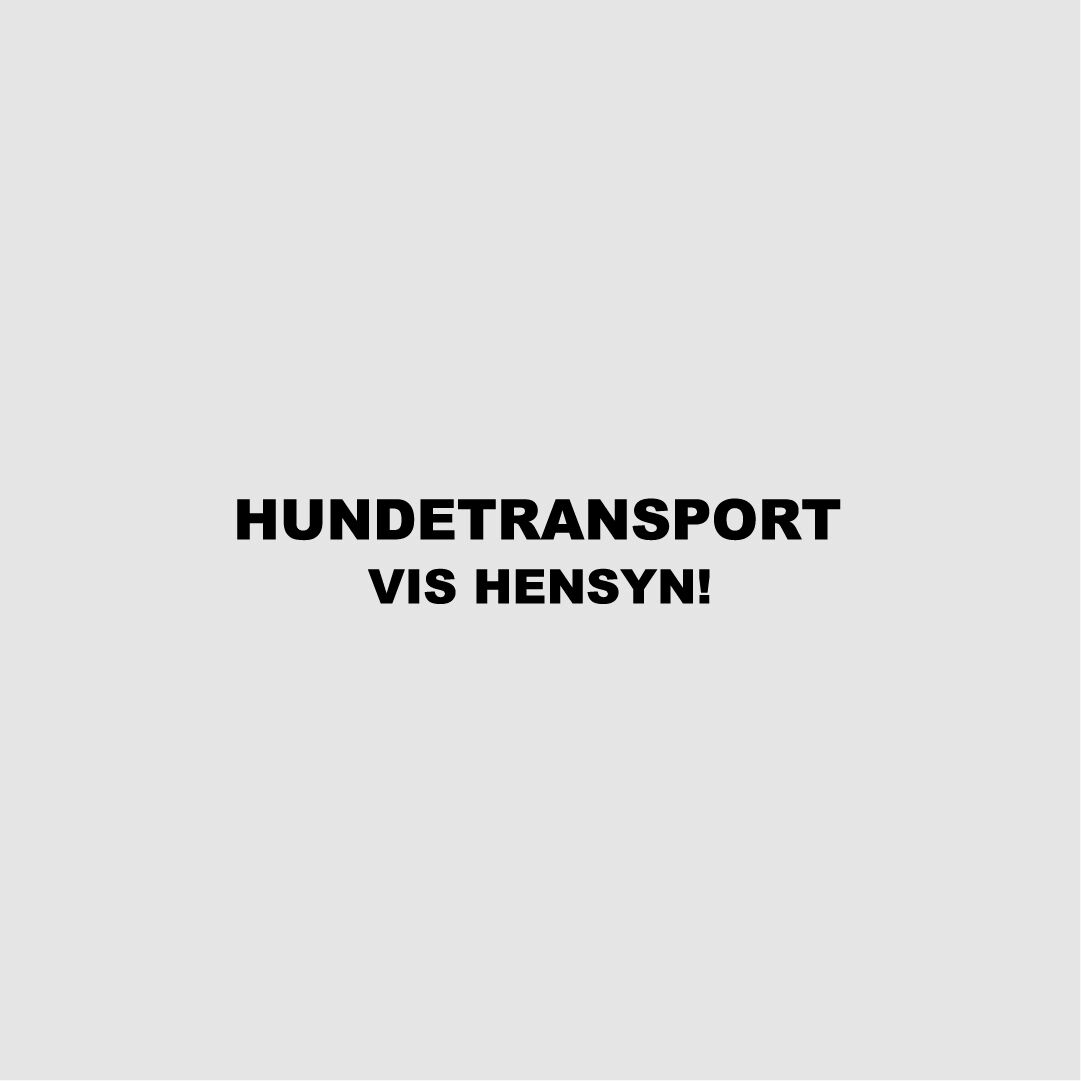 Hundetransport klistremerke